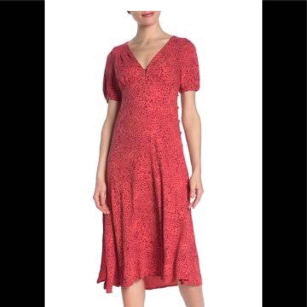 Fun Free People Summer dress V neck size 4